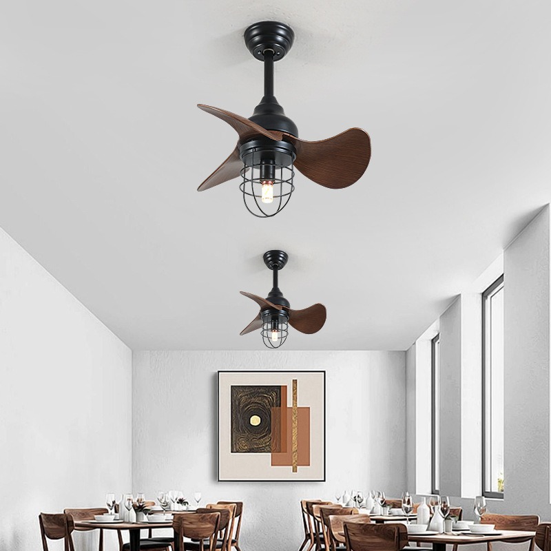 Interior Design Industrial Style - Amerikanische Retro-Deckenventilatorlampen im Industriestil für Haushalt,