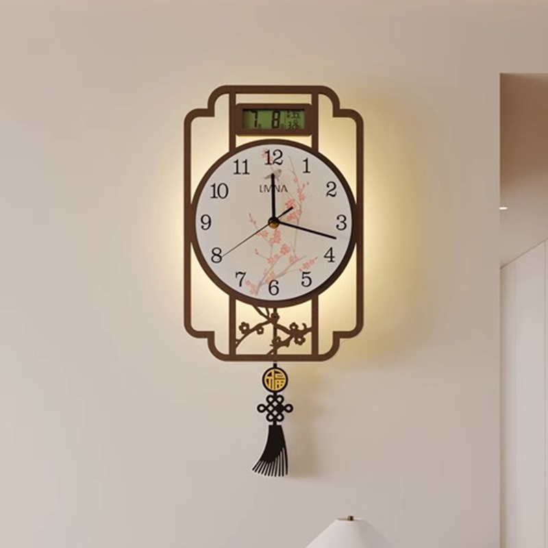 Interior Design Kitchen And Living Room - Digitale Luxus Wanduhren Wohnzimmer Vintage Innen