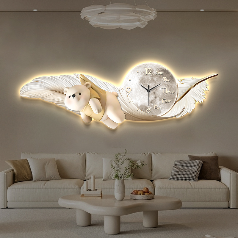 Interior Design Kitchen And Living Room - Luxus Große Wanduhr Temperatur Datum Europa