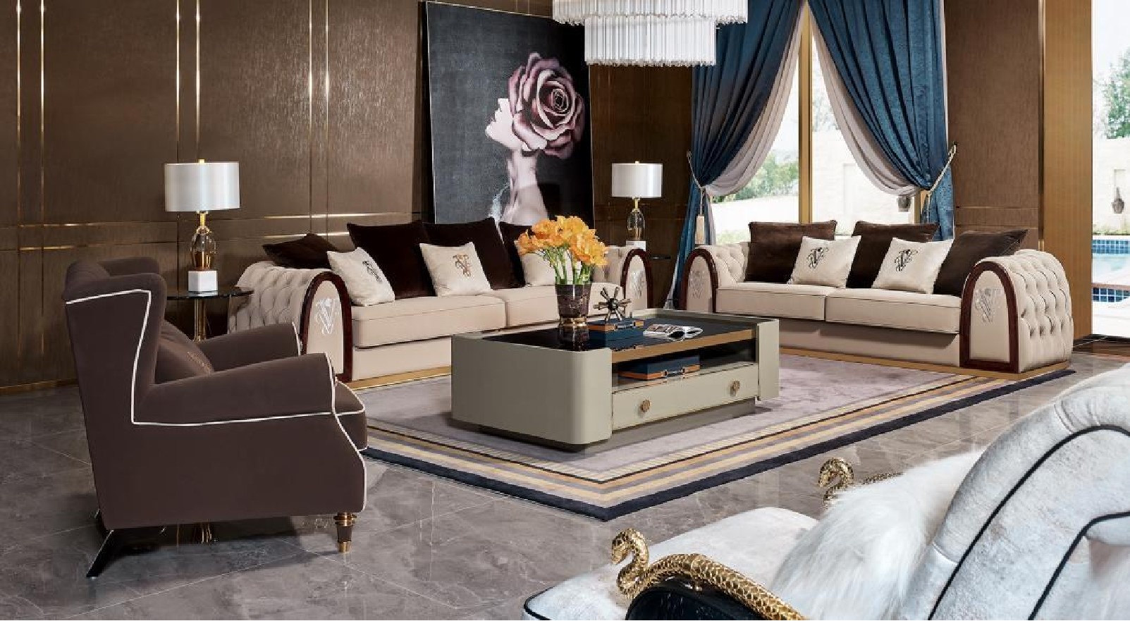 Zeitgenössisches, minimalistis – Interior Design Industrial Style Bewertung und Preis