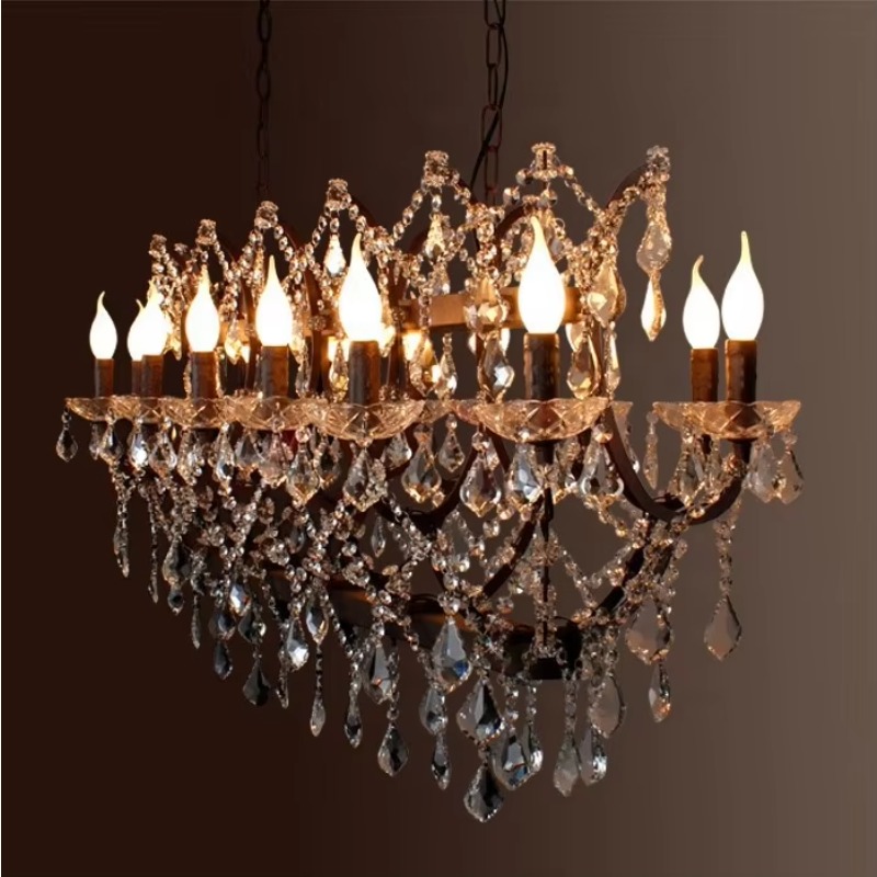 Kristall-Kronleuchter im Indus – Interior Design Industrial Style Bewertung und Preis