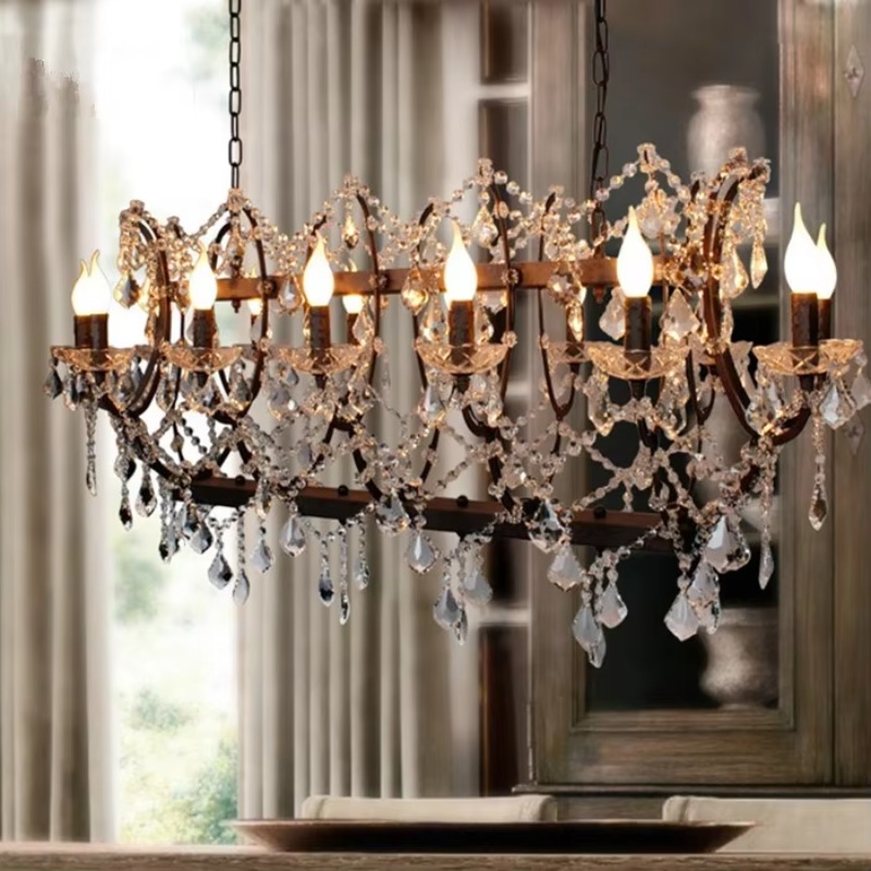 Kristall-Kronleuchter im Indus – Interior Design Industrial Style Bewertung und Preis