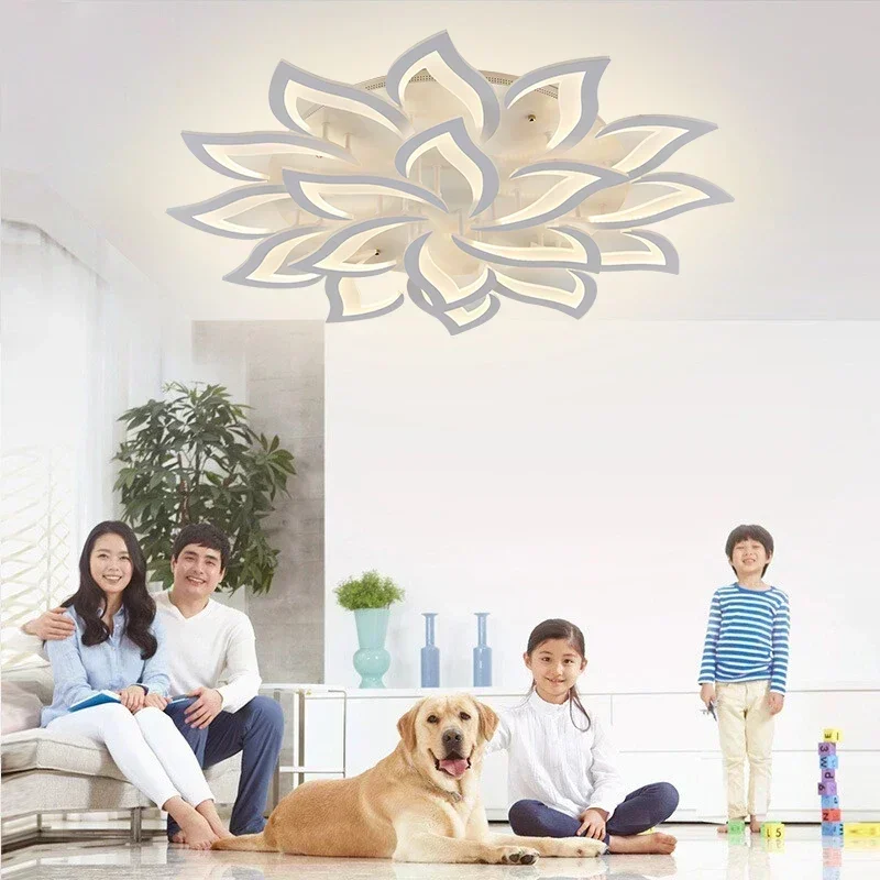 Designer LED Blütenblatt Kronl – Interior Design Kitchen And Living Room Bewertung und Preis