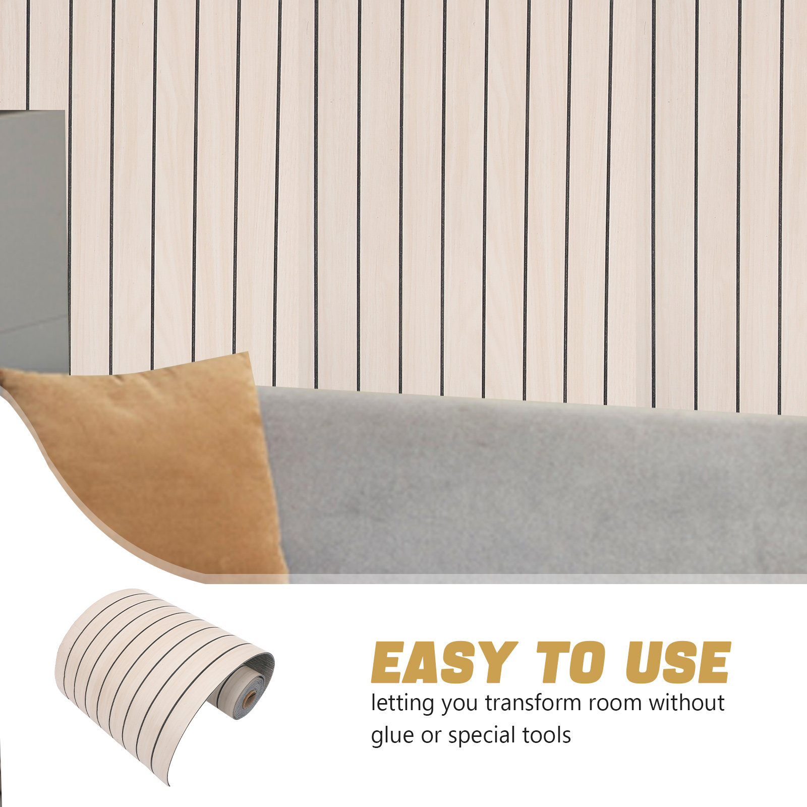 300x40cm Lamellenwand-Paneele  – Wall Panel 3D Texture Bewertung und Preis